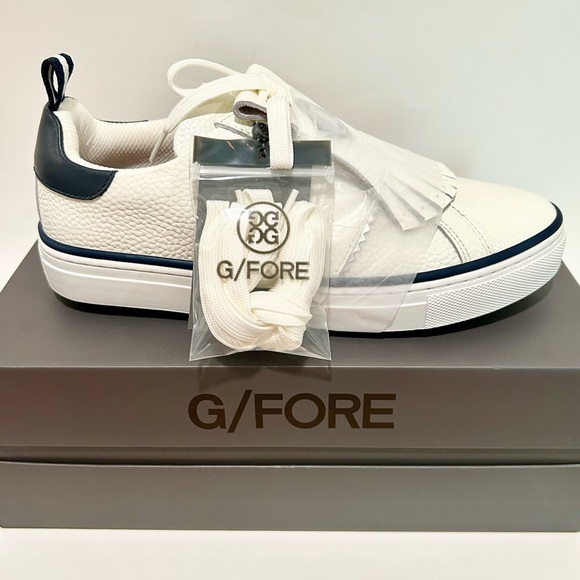 G/FORE White and Black Athletic Shoes - Picture 6 of 11